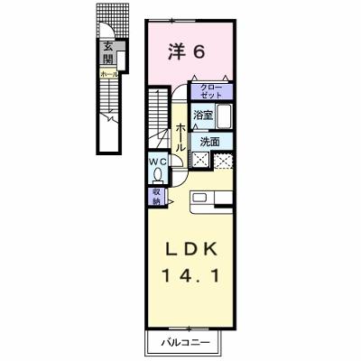 シエル・ケイエム 202【管理NO：1-014483601-02020】 ★家具家電は申し込み後に搬入します 2026年08月上旬入居可能の外観画像