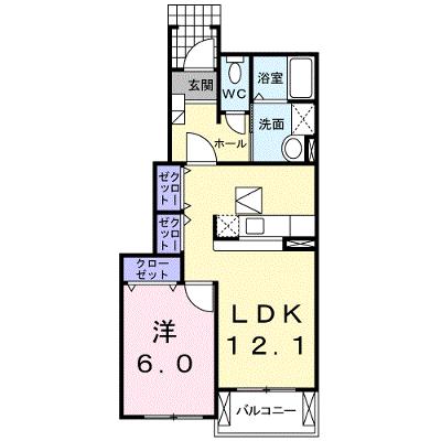 フレーシュＡ 101【管理NO：1-013354201-01010】 ★家具家電は申し込み後に搬入します 2026年07月中旬入居可能の外観画像