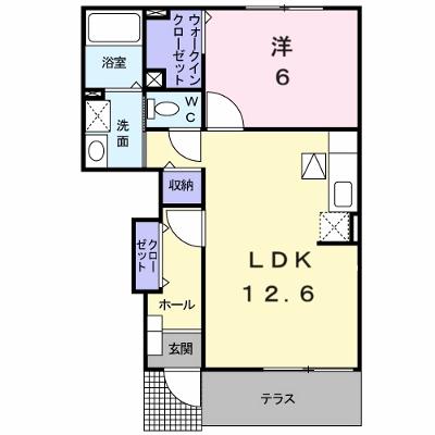 メゾン・ヌーベルＡ－Ⅰ 102【管理NO：1-014526101-01020】 ★家具家電は申し込み後に搬入します★の外観画像