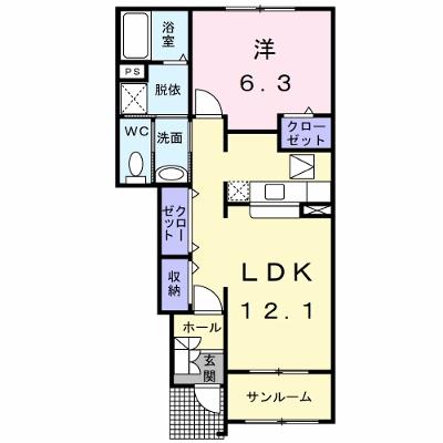 トゥー・ル・モンド・ヌーベル 102【管理NO：1-014595201-01020】 ★家具家電は申し込み後に搬入します 2026年07月中旬入居可能の外観画像