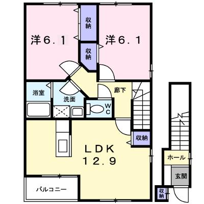 セトルフィールド 202【管理NO：1-011558001-02020】 ★家具家電は申し込み後に搬入します★ ★2026年11月中旬入居可能★の外観画像