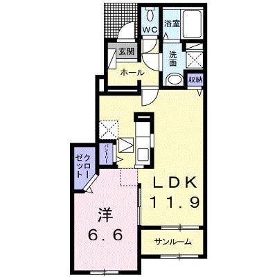 ラ　ルーチェＢ 103【管理NO：1-023001402-01030】 ★家具家電は申し込み後に搬入しますの外観画像