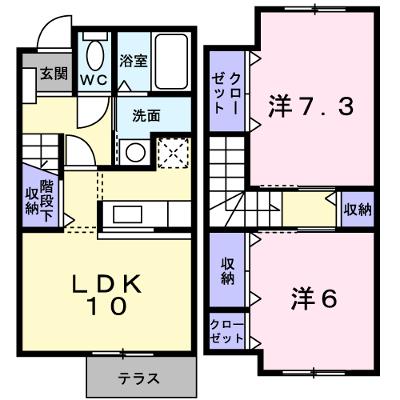 フレイムＢ 101【管理NO：1-012038902-01010】 ★家具家電は申し込み後に搬入します★ ★2026年10月下旬入居可能★の外観画像