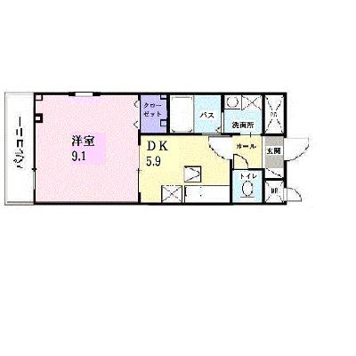 ヒラソル・ナツＡ 103【管理NO：1-015359701-01030】 ★家具家電は申し込み後に搬入しますの外観画像