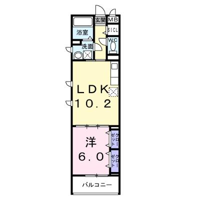 メゾン・ド・サンジュール 203【管理NO：1-028502301-02030】 ★家具家電は申し込み後に搬入します★ ★2026年08月下旬入居可能★の外観画像