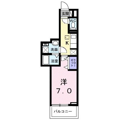 メゾンド・御領町 101【管理NO：1-027656401-01010】 ★家具家電は申し込み後に搬入します 2026年09月下旬入居可能の外観画像