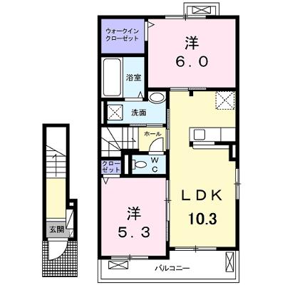 雅　六番館 204【管理NO：1-025510501-02040】 ★家具家電は申し込み後に搬入します★ ★2026年11月中旬入居可能★の外観画像