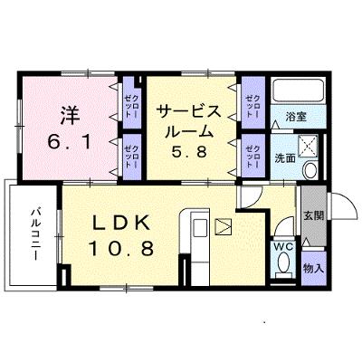 ＫＢ．メゾングレイス 102【管理NO：1-025256001-01020】 ★家具家電は申し込み後に搬入します 2026年10月上旬入居可能の外観画像