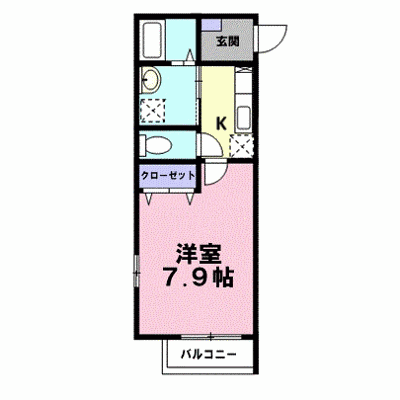 エスポワ－ル北山 107【管理NO：1-017571201-01070】 ★家具家電は申し込み後に搬入します★の外観画像