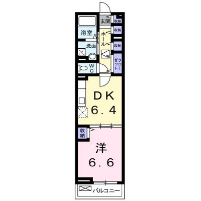 メゾン・ド・ヨシミ 206【管理NO：1-017166301-02050】 ★家具家電は申し込み後に搬入しますの外観画像