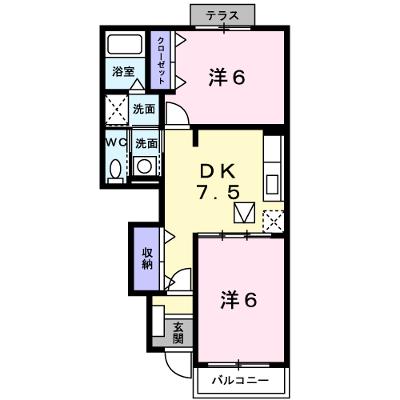 ウエストヒル・ウィズ 104【管理NO：1-012832901-01040】 ★家具家電は申し込み後に搬入します★の外観画像