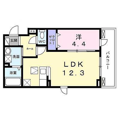 エアリーガーデン 106【管理NO：1-027204401-01060】 ★家具家電は申し込み後に搬入しますの外観画像
