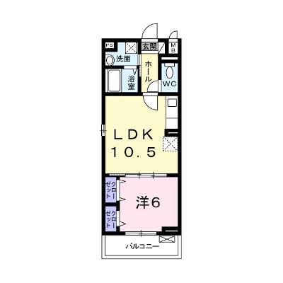 ｇｌａｎｚ　ＣＬＫ　いちご館 304【管理NO：1-024317101-03040】 ★家具家電は申し込み後に搬入しますの外観画像