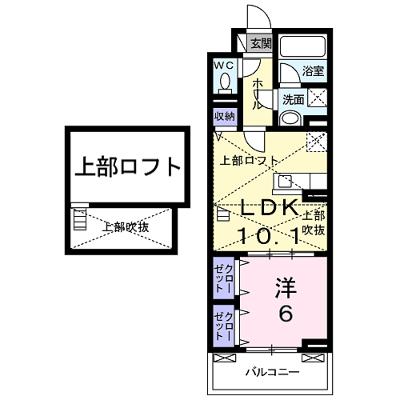 プリムローズⅡ 307【管理NO：1-022448301-03060】 ★家具家電は申し込み後に搬入します 2026年07月中旬入居可能の外観画像