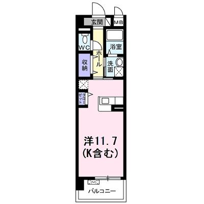 シカタ　シャンブレットⅠ 706【管理NO：1-018062001-07060】 ★家具家電は申し込み後に搬入します 2026年07月下旬入居可能の外観画像