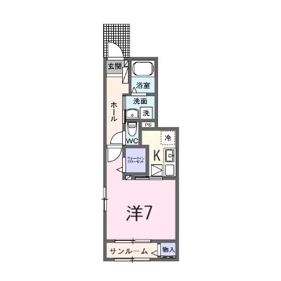 ペニーレイン 104【管理NO：1-028600701-01040】 ★家具家電は申し込み後に搬入します 2026年10月上旬入居可能の外観画像