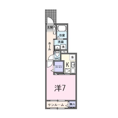 ペニーレイン 102【管理NO：1-028600701-01020】 ★家具家電は申し込み後に搬入します★ ★2026年10月上旬入居可能★の外観画像