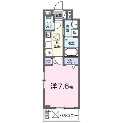 カーサ・ミニョン 105【管理NO：1-028547601-01040】 ★家具家電は申し込み後に搬入します★ ★2026年09月下旬入居可能★の外観画像