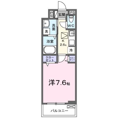 カーサ・ミニョン 103【管理NO：1-028547601-01030】 ★家具家電は申し込み後に搬入します★ ★2026年09月下旬入居可能★の外観画像