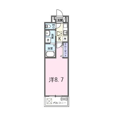 クレール蒼天 102【管理NO：1-028466801-01020】 ★家具家電は申し込み後に搬入します 2026年09月下旬入居可能の外観画像