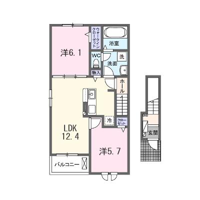 （仮）石田内里町アパート 201【管理NO：1-028431401-02010】 2026年09月下旬入居可能の外観画像
