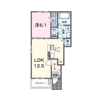 メゾン　ブリアン 101【管理NO：1-028431401-01010】 ★家具家電は申し込み後に搬入します 2026年09月下旬入居可能の外観画像