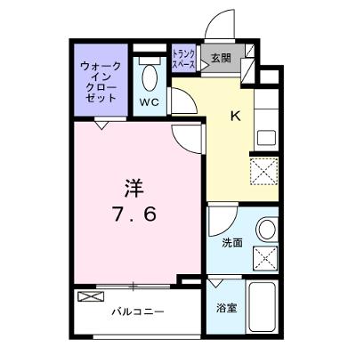 カルム　新久 205【管理NO：1-028364401-02050】 ★家具家電は申し込み後に搬入します★の外観画像