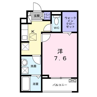 カルム　新久 102【管理NO：1-028364401-01020】 ★家具家電は申し込み後に搬入します★の外観画像