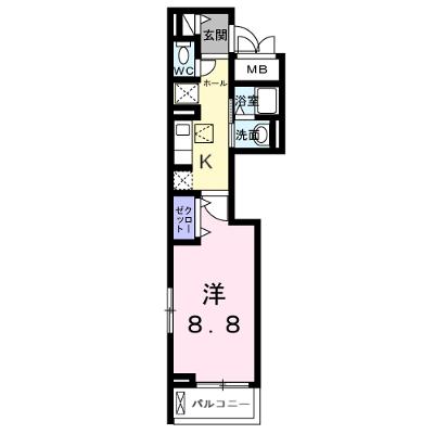 サピー日英Ⅲ 103【管理NO：1-028296101-01030】 ★家具家電は申し込み後に搬入します 2026年09月下旬入居可能の外観画像