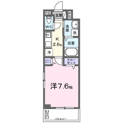 ヒカルサ京田辺大住 206【管理NO：1-028250801-02060】 ★家具家電は申し込み後に搬入します★の外観画像