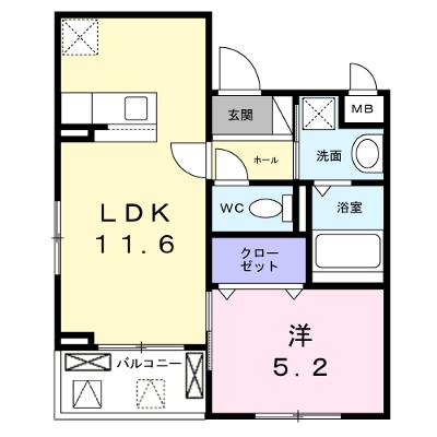 ソレイユ八条春日 203【管理NO：1-028237001-02030】 ★家具家電は申し込み後に搬入します★の外観画像