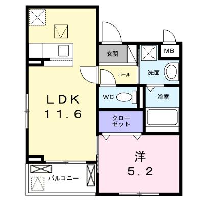 ソレイユ八条春日 103【管理NO：1-028237001-01030】 ★家具家電は申し込み後に搬入します★の外観画像