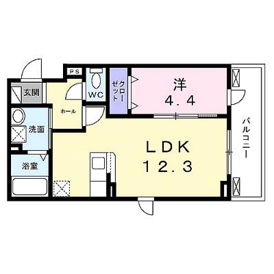エアリーガーデン 206【管理NO：1-027204401-02060】 ★家具家電は申し込み後に搬入しますの外観画像