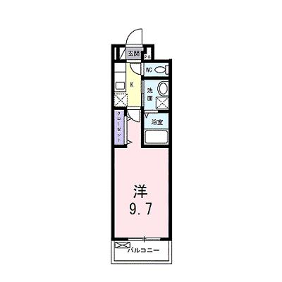 京楽　ＫＹＯＲＡＫＵ 204【管理NO：1-027058701-02040】 ★家具家電は申し込み後に搬入します★の外観画像