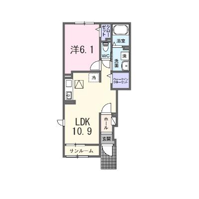 ヴィラやす 101【管理NO：1-024968701-01010】 ★家具家電は申し込み後に搬入します★の外観画像