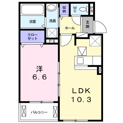 アネックス久我の杜六番館 101【管理NO：1-024725301-01010】 ★家具家電は申し込み後に搬入します 2026年07月上旬入居可能の外観画像