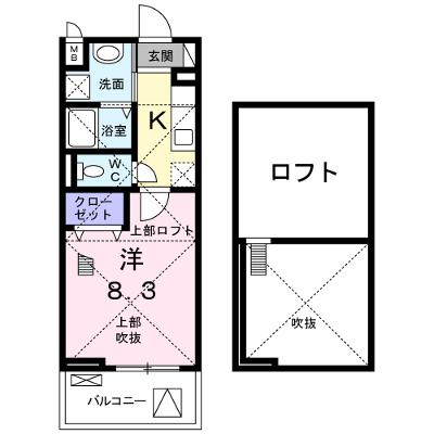 ボヌール　アヴニール　Ⅲ 303【管理NO：1-021048701-03030】 ★家具家電は申し込み後に搬入します★の外観画像