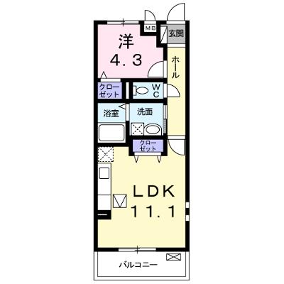 グラン　シエル 101【管理NO：1-019304801-01010】 ★家具家電は申し込み後に搬入します 2026年08月上旬入居可能の外観画像