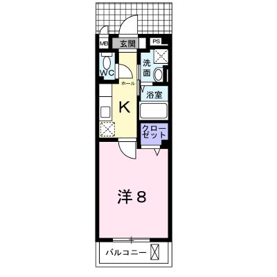 プラシード鳥羽Ⅰ 203【管理NO：1-017144901-02030】 ★家具家電は申し込み後に搬入します★の外観画像