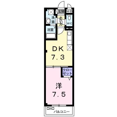 カーサ　フォルビート 202【管理NO：1-014812501-02020】 ★家具家電は申し込み後に搬入しますの外観画像