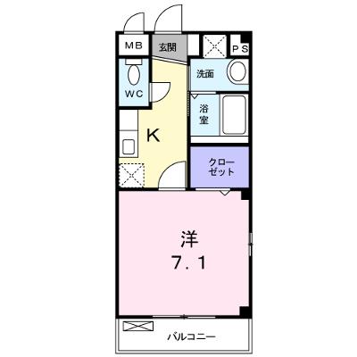 ラ・グラシア 201【管理NO：1-014854601-02010】 ★家具家電は申し込み後に搬入しますの外観画像