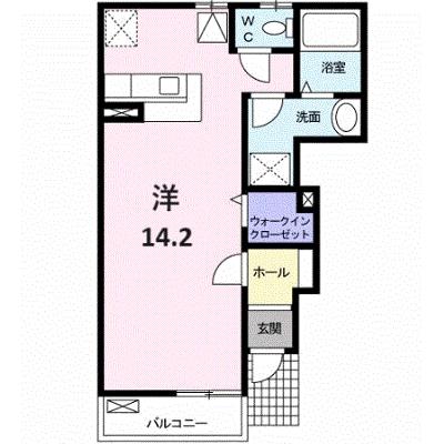 アルカンシエル 102【管理NO：1-014365401-01020】 ★家具家電は申し込み後に搬入しますの外観画像
