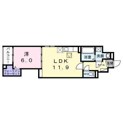 エラン　パティオ 103【管理NO：1-028490901-01030】 ★家具家電は申し込み後に搬入します★の外観画像