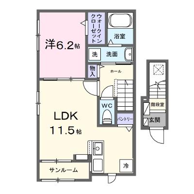 桜の町　千里川住宅 201【管理NO：1-028188901-02010】 ★家具家電は申し込み後に搬入しますの外観画像