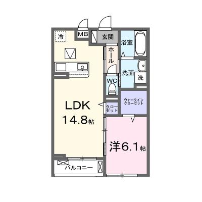 リヴァーサイド　ヴィラ 102【管理NO：1-027670301-01020】 ★家具家電は申し込み後に搬入しますの外観画像