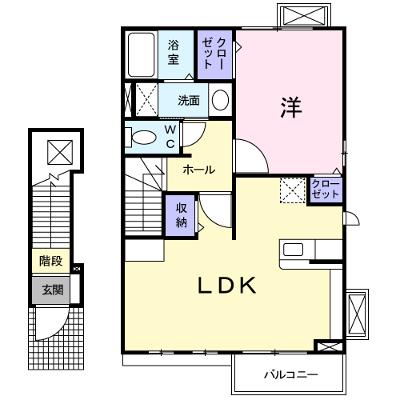 レジデンス佐々木Ⅳ 203【管理NO：1-014757901-02030】 2026年08月中旬入居可能の外観画像