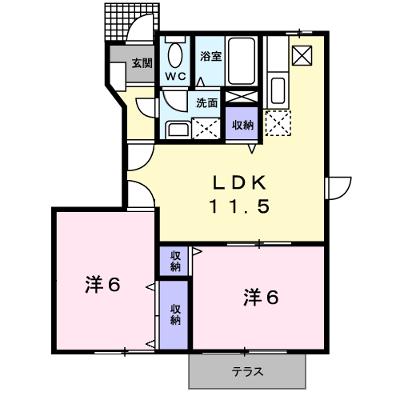ヒルズｙ＆ｙ 101【管理NO：1-007778401-01010】 ★家具家電は申し込み後に搬入します★ ★2026年08月下旬入居可能★の外観画像