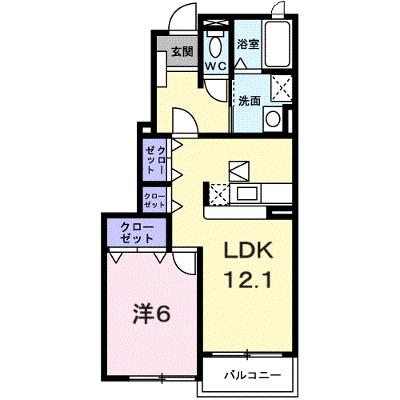 ナチュレ　ＡＧＡＫＥ 103【管理NO：1-013455801-01030】 ★家具家電は申し込み後に搬入します★の外観画像