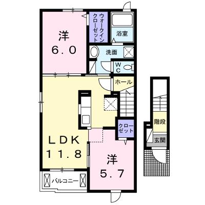 ザ　カルムスペース　ササヤマ２ 201【管理NO：1-023878302-02010】 ★家具家電は申し込み後に搬入します★ ★2026年11月中旬入居可能★の外観画像
