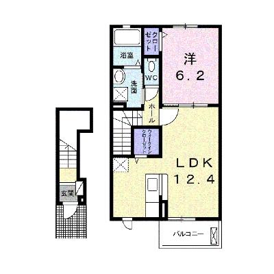 アルビコッコ 202【管理NO：1-021672501-02020】 ★家具家電は申し込み後に搬入しますの外観画像